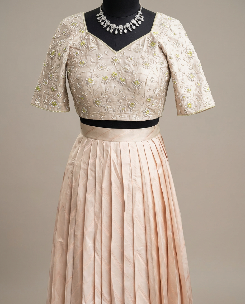 Ivory Embroidered Blouse